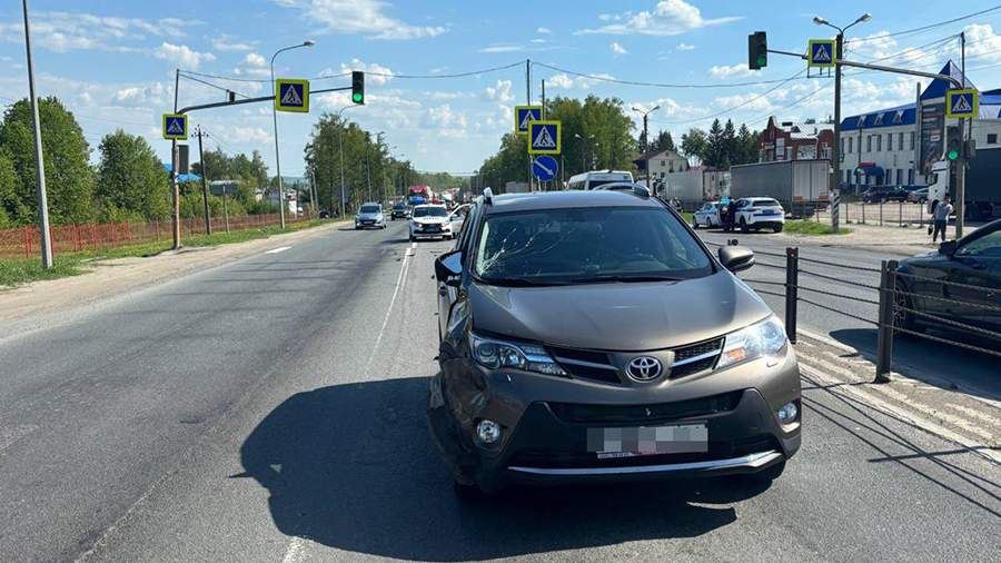 В Чувашии три пешехода пострадали в результате наезда автомобиля