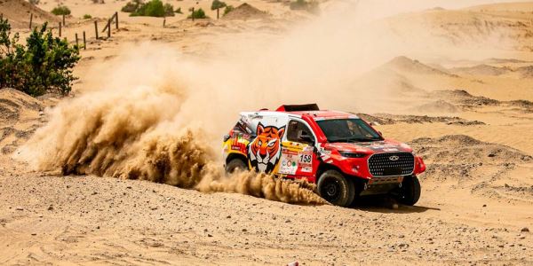 Chery Tiggo 9 прошел испытание ралли «Дакар Востока»: авто сняли на фото
