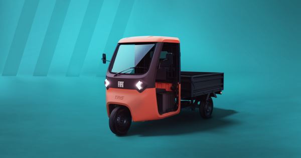 «Муравей» по-итальянски: Fiat выпустил грузовой электрический трицикл